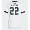 Mexico Hirving Lozano #22 Bortedrakt Kvinner VM 2026 Kortermet